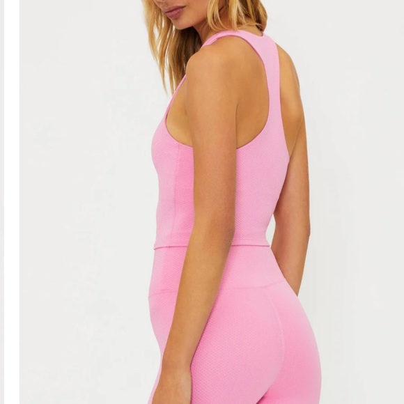 Beach Riot NEW Yara Top Berry Love Waffle - Picture 2 of 9